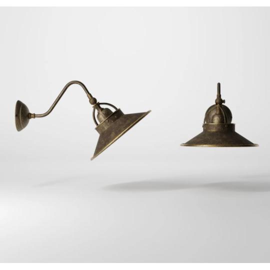 vintage rez falikar olcso rusztikus paraszhaz haloszoba nappali konyha vilagitas allithato fali lampa klasszikus vintage antikolt patinazott rez lampak.jpg